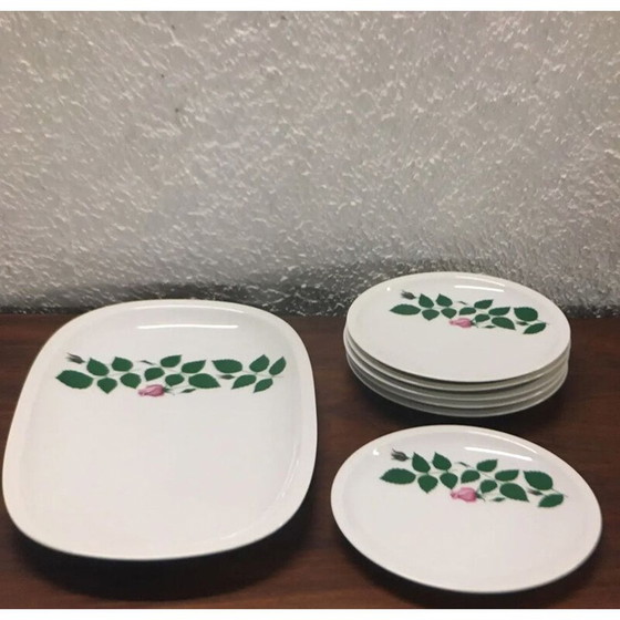 Image 1 of Service à dessert vintage modèle 23 pour Arzberg, 1970