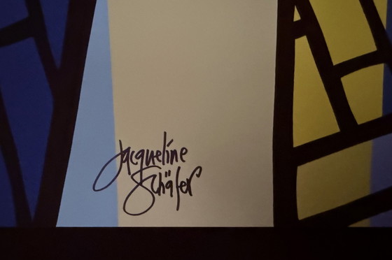 Image 1 of Jacqueline Schäfer : "Amsterdammertje". Sérigraphie numérotée et signée à la main.
