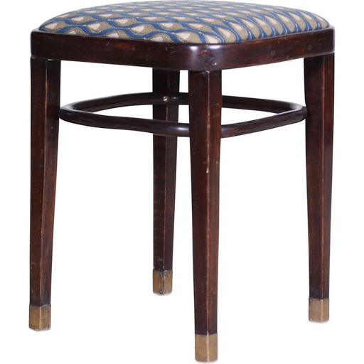 Tabouret vintage Art déco, Autriche années 1930