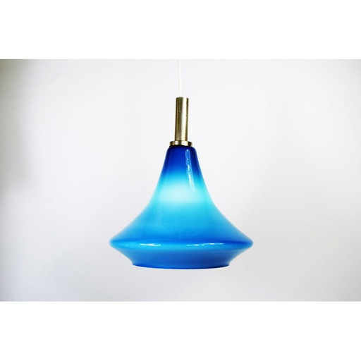 Suspension en verre vintage par Hans-Agne Jakobsson pour Svera, Suède 1960