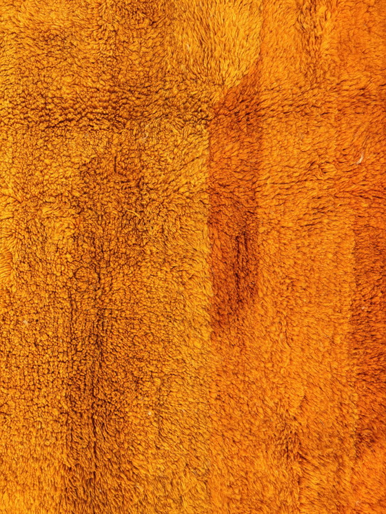 Image 1 of Soleil - Tapis marocain de couleur orange vif