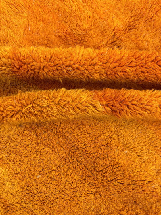 Image 1 of Soleil - Tapis marocain de couleur orange vif