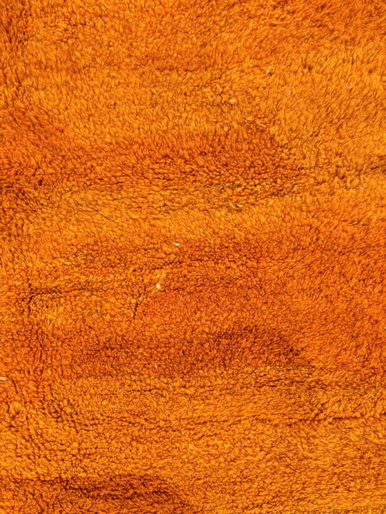 Image 1 of Soleil - Tapis marocain de couleur orange vif