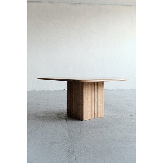 Image 1 of Table basse vintage en travertin, 1986