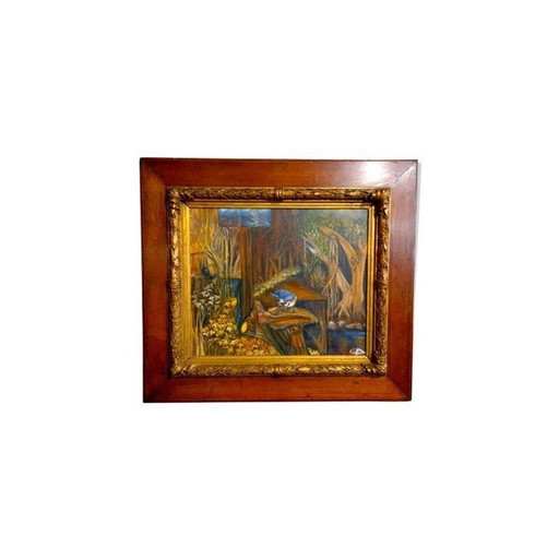 Peinture vintage exotique