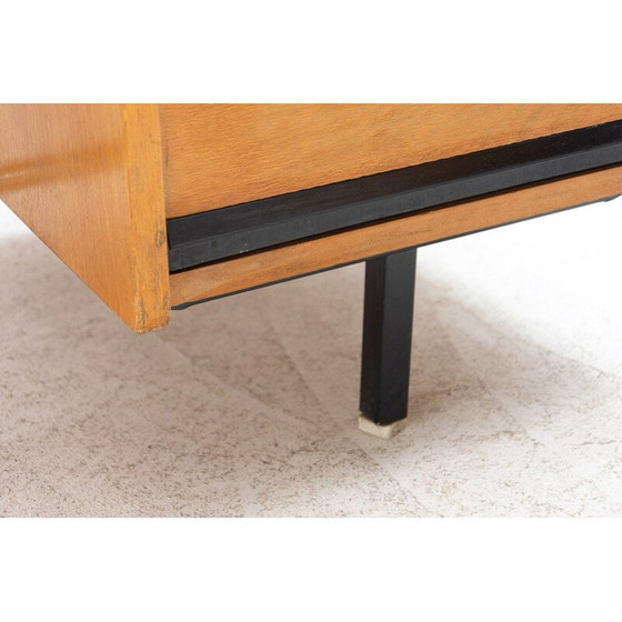 Image 1 of Bureau vintage en hêtre, fer et plastique, Tchécoslovaquie, années 1970