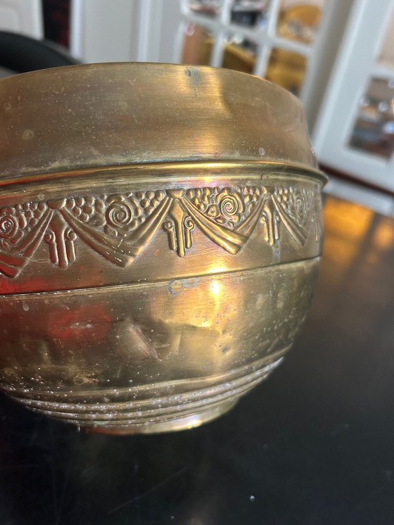 Image 1 of Cache Pots Vintage en Laiton