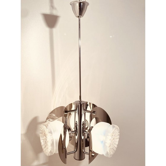 Image 1 of Lustre vintage Spage age par Carlo Nason pour Mazzega, Italie, 1970
