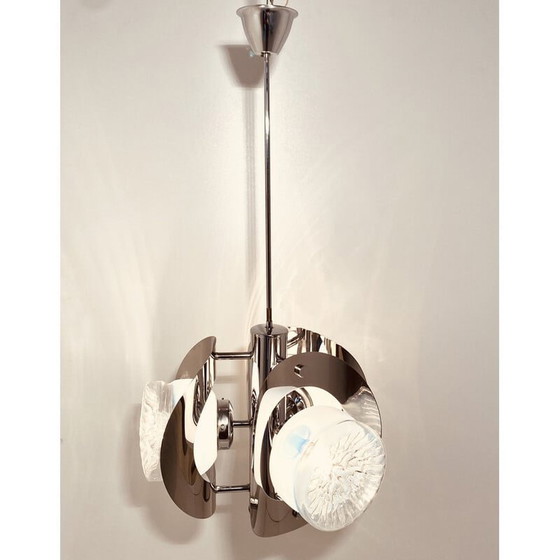 Image 1 of Lustre vintage Spage age par Carlo Nason pour Mazzega, Italie, 1970