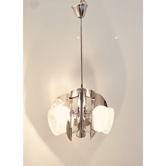 Image 1 of Lustre vintage Spage age par Carlo Nason pour Mazzega, Italie, 1970