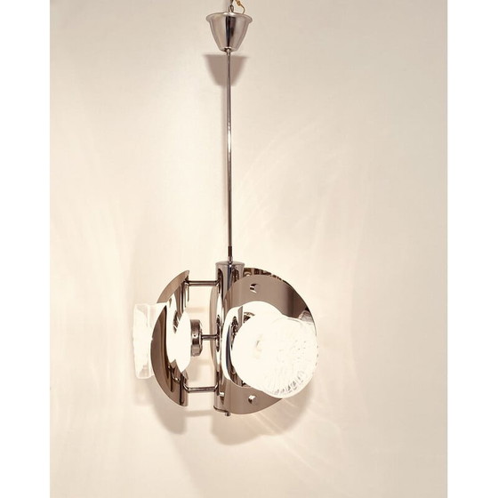 Image 1 of Lustre vintage Spage age par Carlo Nason pour Mazzega, Italie, 1970