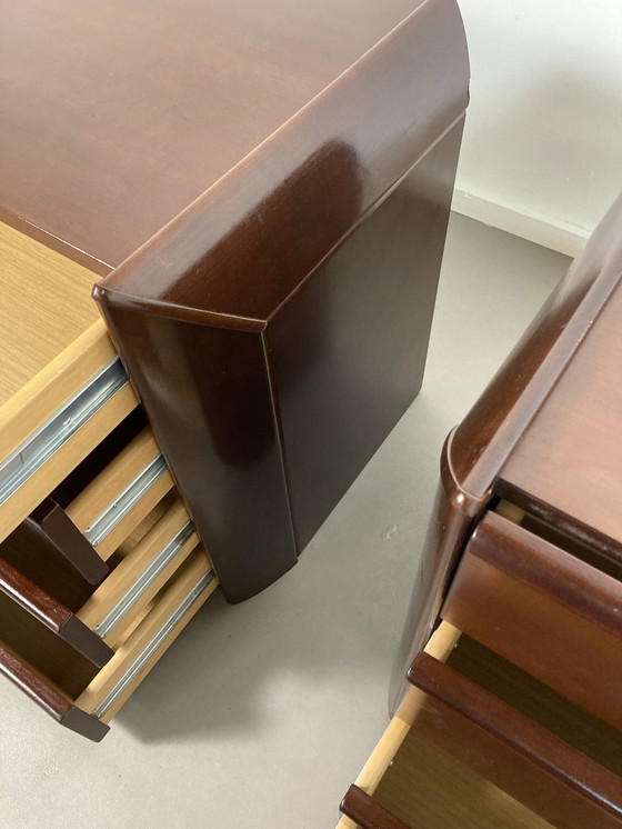 Image 1 of Ensemble de 2 tables de nuit Vintage Moser en placage de pallisandre