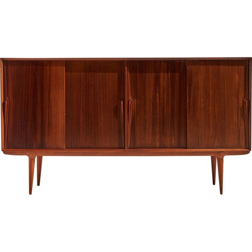 Buffet vintage en teck modèle 19 par Gunni Omann pour Omann Jun Møbelfabrik, 1960
