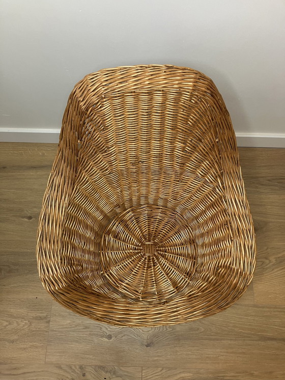 Image 1 of Chaise haute en osier