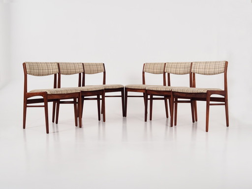 Ensemble de six chaises en bois de rose, Design danois, 1970S, Manufacture : Thorsø Møbelfabrik