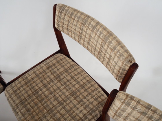 Image 1 of Ensemble de six chaises en bois de rose, Design danois, 1970S, Manufacture : Thorsø Møbelfabrik