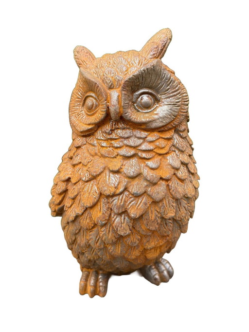 Statue de hibou décorative pour l'intérieur et l'extérieur