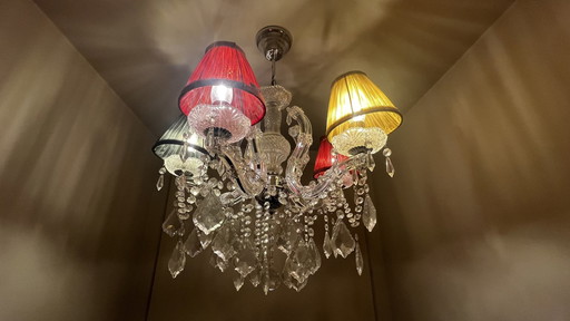 Lustre en cristal à 5 lumières