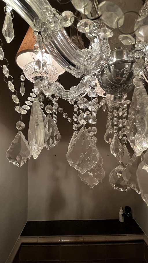 Lustre en cristal à 5 lumières