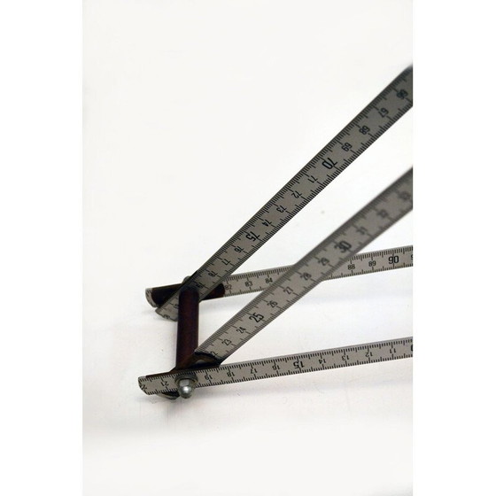 Image 1 of Lampe halogène réglable en aluminium, France 1980