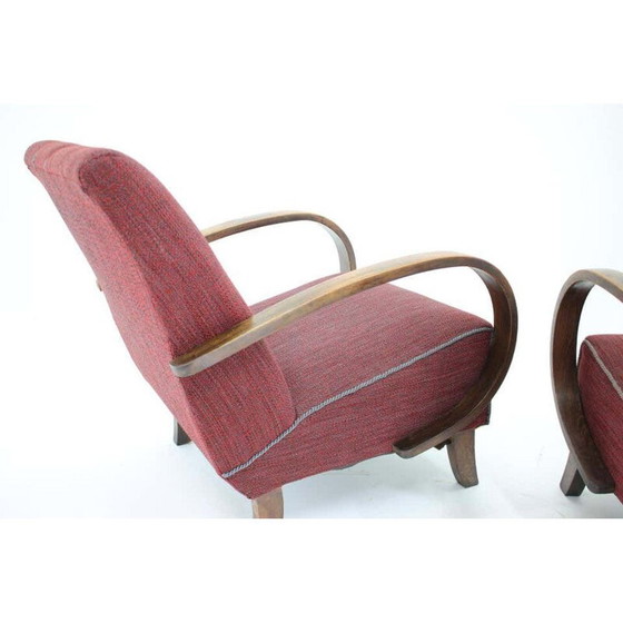 Image 1 of Paire de fauteuils vintage de Jindrich Halabala, Tchécoslovaquie 1950