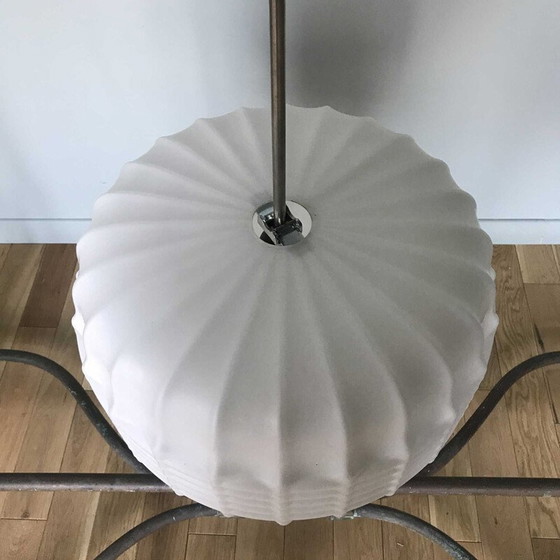 Image 1 of Suspension vintage Origami en opaline