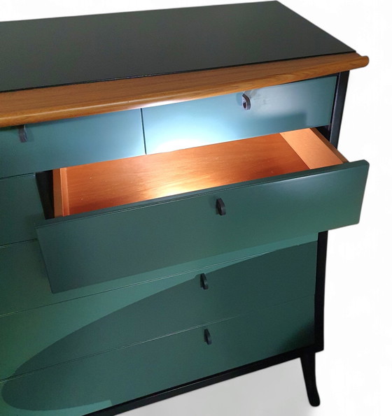 Image 1 of Giorgetti Set 1990 By Umberto Asnago Bed Sidetables / Sidetables / Sideboard With Drawers.
