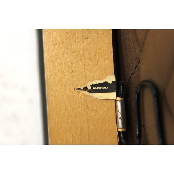 Image 1 of Canapé vintage en teck et cuir piour Möbel-Ikéa, Suède 1960s