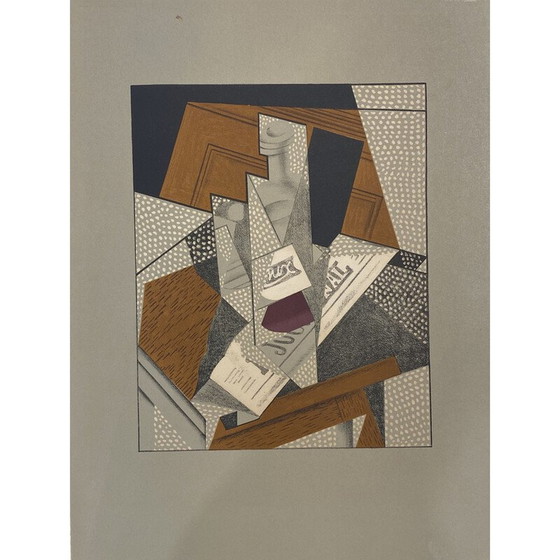 Image 1 of Lithographie vintage "La bouteille" par Juan Gris, 1925s