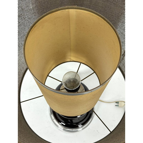 Image 1 of Lampe de table vintage Space Age en chrome et laque, Italie 1970