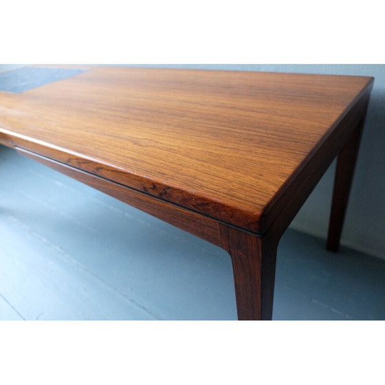 Image 1 of Table basse vintage en palissandre et céramique, Danemark 1960