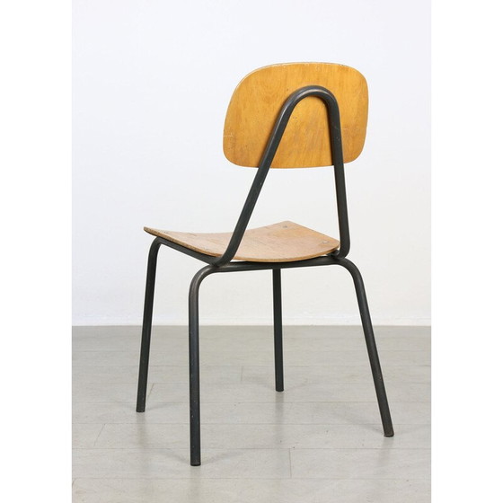 Image 1 of Chaise d'école vintage en contreplaqué