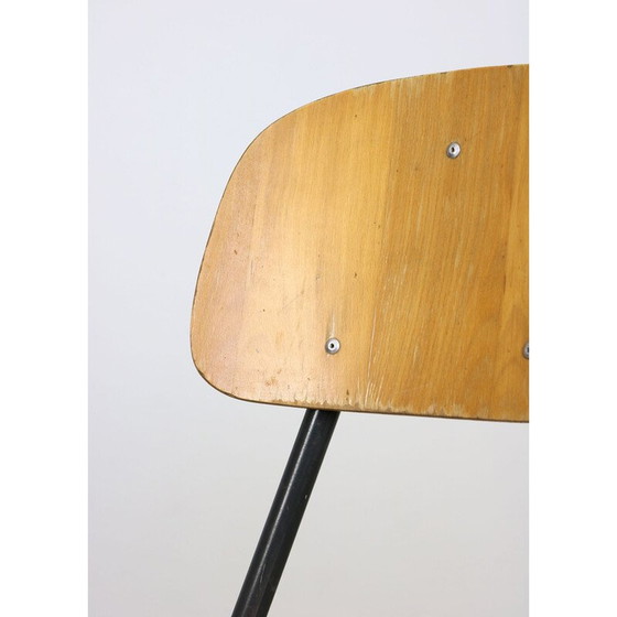 Image 1 of Chaise d'école vintage en contreplaqué