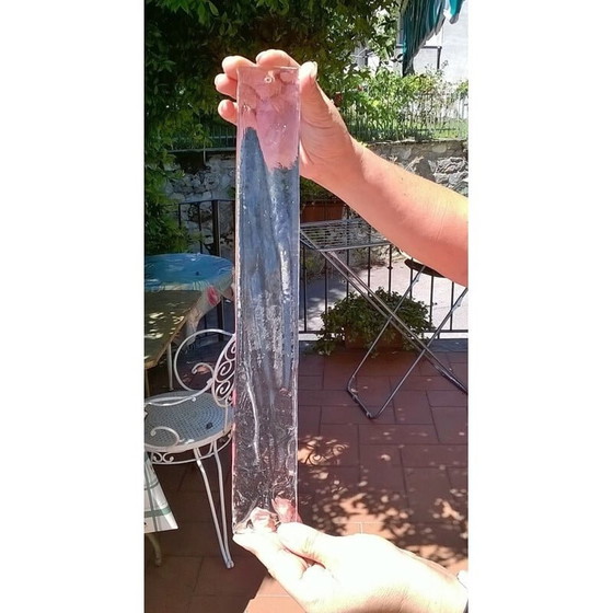 Image 1 of Paire d'appliques vintage en verre de Murano par Carlo Nason pour Mazzega, 1970