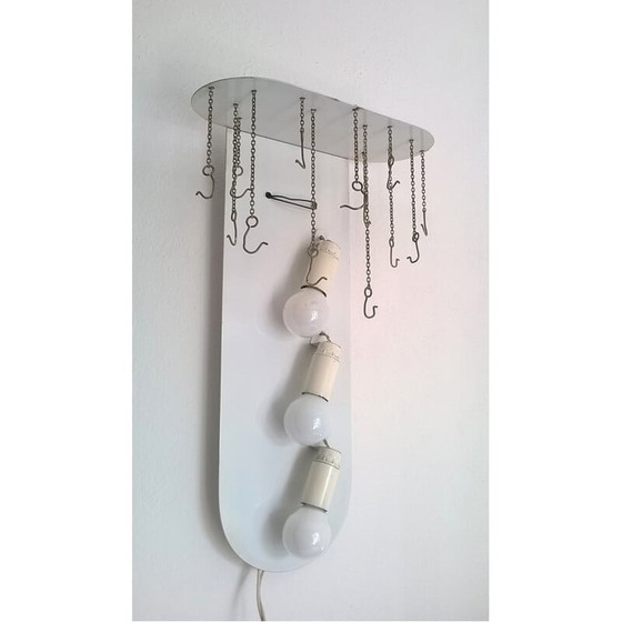 Image 1 of Paire d'appliques vintage en verre de Murano par Carlo Nason pour Mazzega, 1970