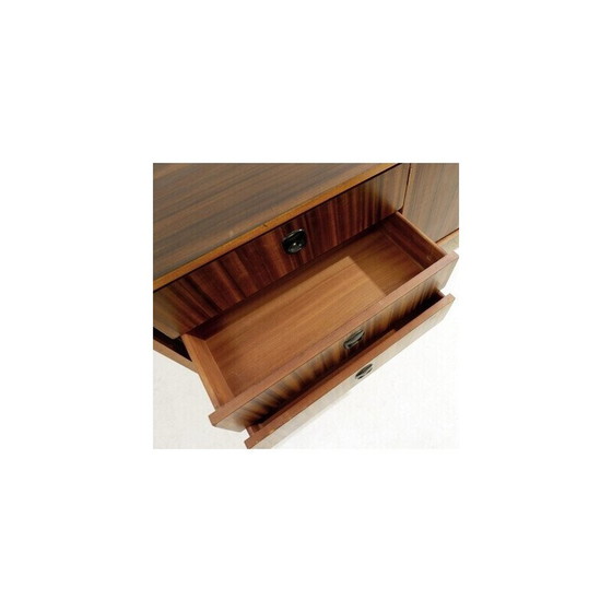 Image 1 of Buffet vintage avec portes papillon en bois