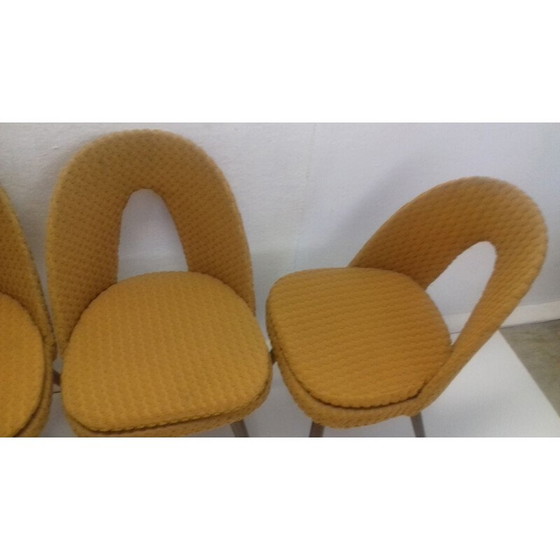 Image 1 of Ensemble de 4 chaises de salle à manger vintage conçues par Antonín Šuman, années 1960