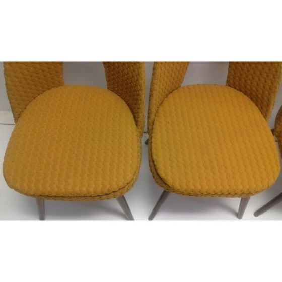 Image 1 of Ensemble de 4 chaises de salle à manger vintage conçues par Antonín Šuman, années 1960