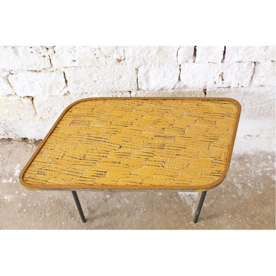 Image 1 of Table basse vintage en céramique et fer, Italie 1950