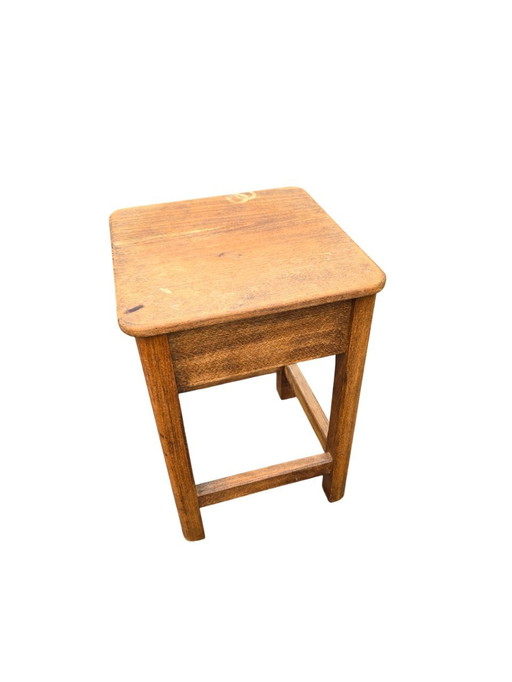 Tabouret De Cireur Ancien