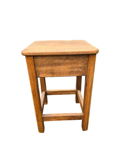 Tabouret De Cireur Ancien