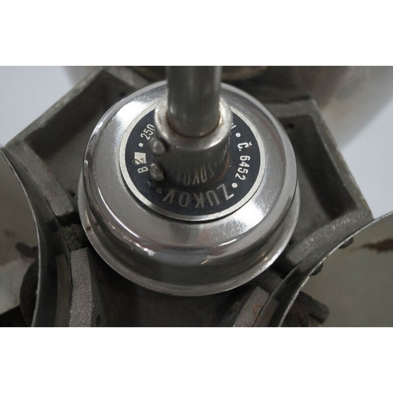 Image 1 of Lustre vintage Bauhaus en nickel pour Zukov, Tchécoslovaquie 1930