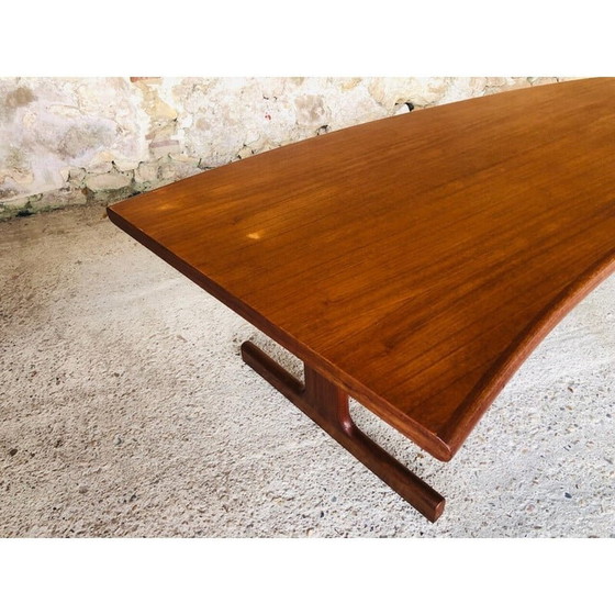 Image 1 of Table basse vintage en teck par Johannes Andersen pour Cfc Silkeborg, 1960