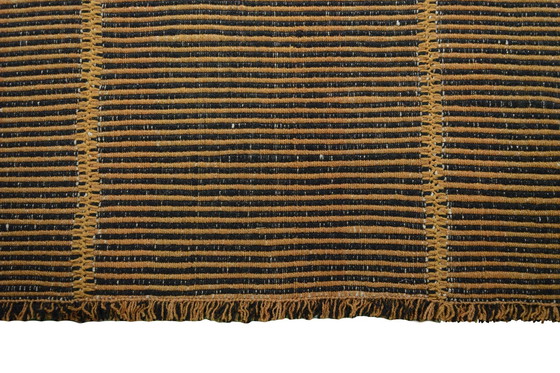 Image 1 of Designer Kilim Fars tissé à la main - 249 X 171 cm - Motif moderne à rayures - Nouveau