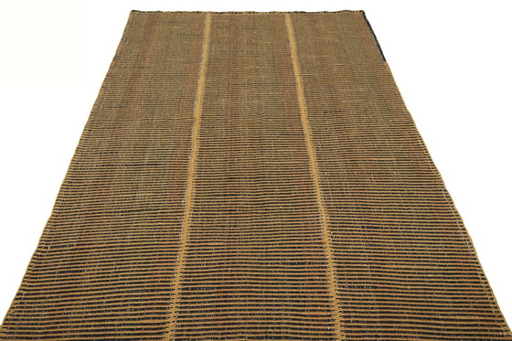 Image 1 of Designer Kilim Fars tissé à la main - 249 X 171 cm - Motif moderne à rayures - Nouveau