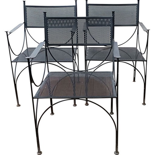 Chaise vintage en fer forgé par Rj Caillette pour Fermob