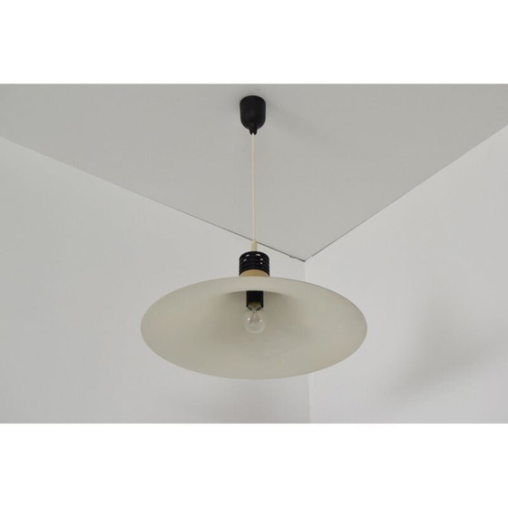 Image 1 of Suspension en métal laqué brun, Allemagne 1980