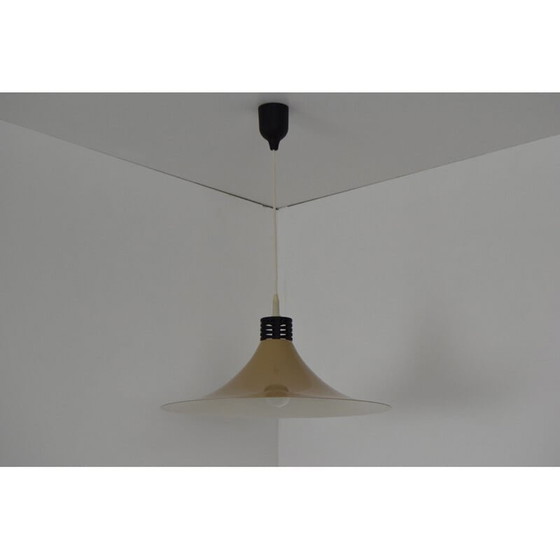 Image 1 of Suspension en métal laqué brun, Allemagne 1980