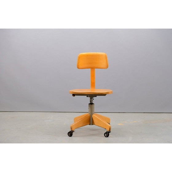 Image 1 of Chaise en bois Federdreh vintage, Allemagne 1960