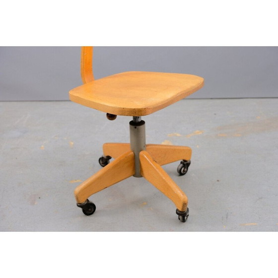 Image 1 of Chaise en bois Federdreh vintage, Allemagne 1960